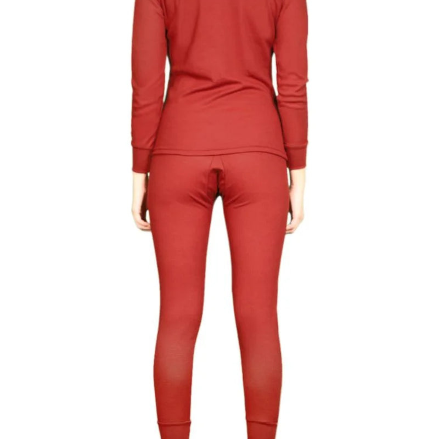 Women’s Cotton Waffle Knit Thermal Set – Long Sleeve Top & Leggings